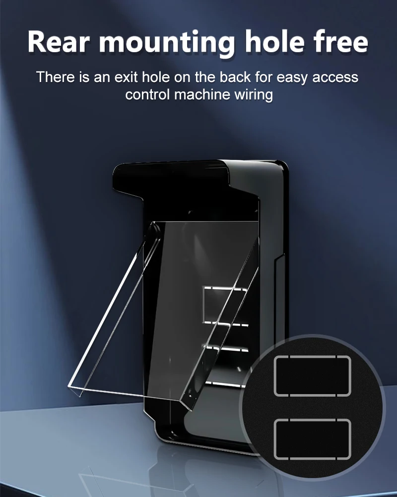 Outdoor Waterproof Cover Rain Proof Shell with Transparent Panel for Access Cont