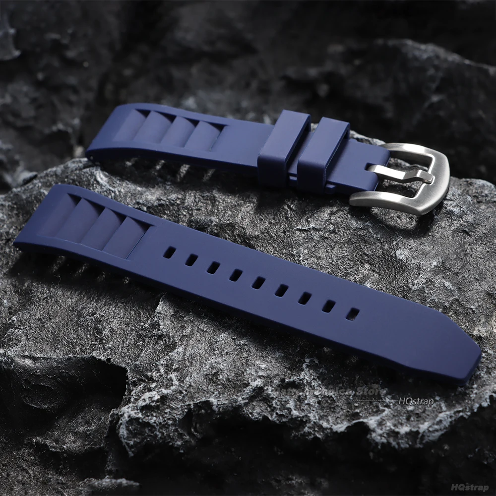 Soft Silicone Quick Release Waterproof Sport Watchband Strap - Universal 20mm/22mm
