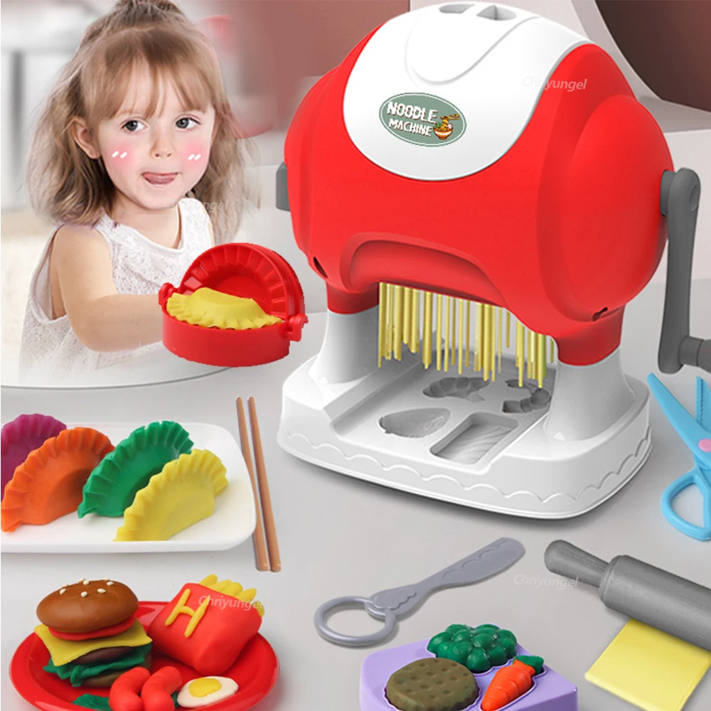 Kids DIY Color Clay Noodle Machine Plasticine Tools Set for Kids