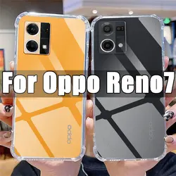 Crystal Clear Shockproof TPU Phone Case - Transparent, Anti-Scratch Protection for Oppo Reno7 (Clear)