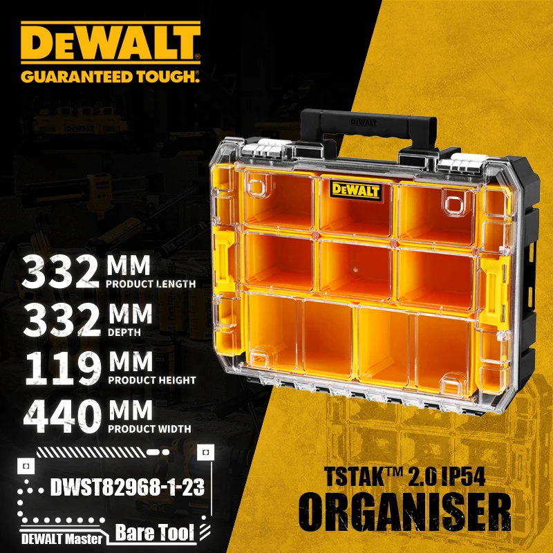 DeWalt Free DeWalt TSTAK IP54 Organiser when you buy DeWalt