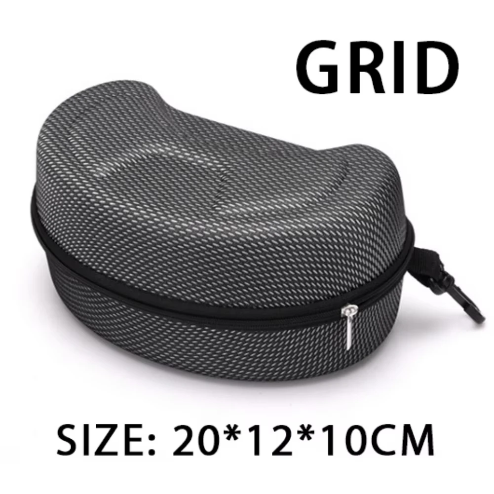 Ski Glasses Case Portable Eva Ski Glasses Protector Case Snowboard Skiing Eyewear Carrying Case Zipper Hard Box Holder