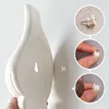 Simple Modern White Ceramic Shell Conch Vase 3D Mural Flower Pot Creative Living Room Background Wall Home Furniture Decoration 6