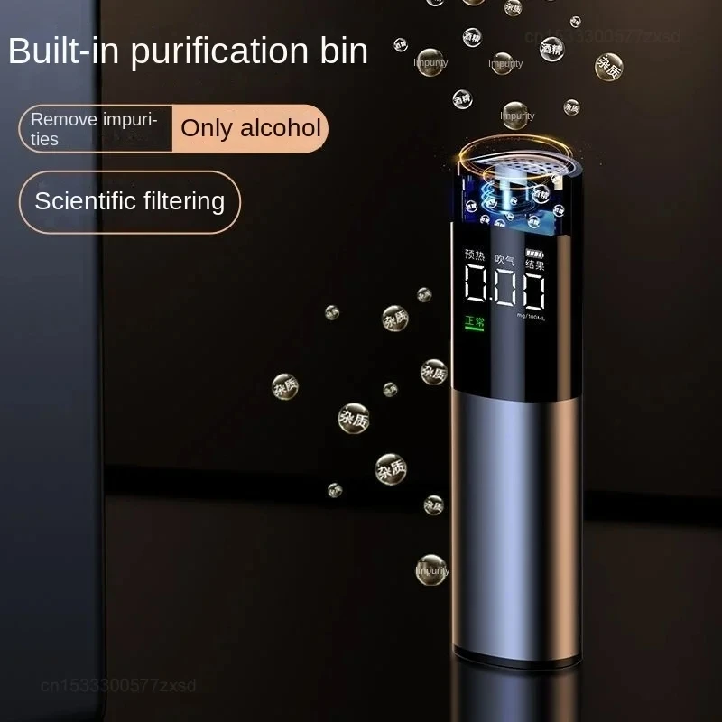 Xiaomi ANMU Breath Alcohol Tester Portable Rechargeable Breathalyzer HD Test Tools
