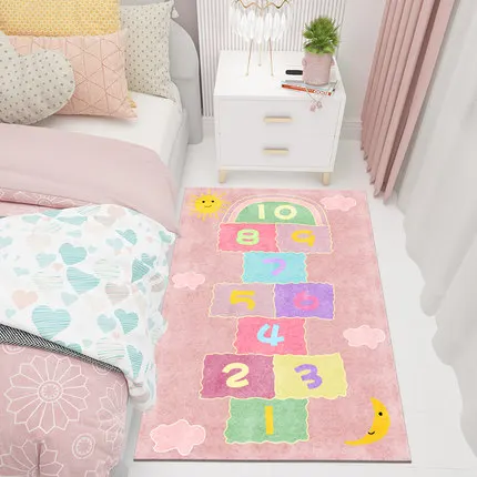 

Children's Hopscotch Carpet, Non-Slip Floor Mat, Lovely Bedroom, Bed Sports, New Style