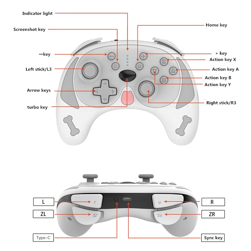 Switch Pro コントローラー ワイヤレス ジョイスティック Nintendo Switch pro用のBluetoothワイヤレスコントローラー,NS