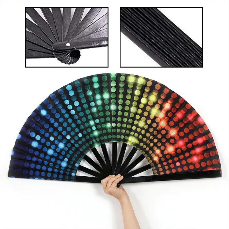 Chinese Kung Fu Fan Martial Arts Dance Folding Fan Traditional Martial Ventilador Portable Hand Folding Fans Performance Props folding fan hand fan kung fu fan