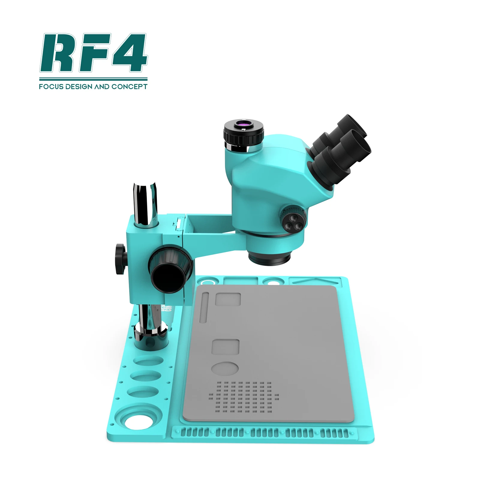 RF-7050TVD2 7-50X 동시 확대 삼안 줌 스테레오 현미경 휴대폰 PCB 수리 실험실 용접