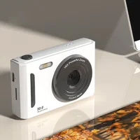 Цифровая камера 4K, двойная вспышка для камеры, 50 миллионов пикселей HD, ретро Ccd, портативная карта, камера начального уровня, автофокус — изображение 3