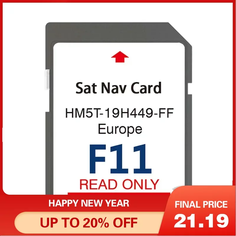 La Più Recente Scheda Sd Di Navigazione F11 Sync2 Sat Nav Map Uk Europe Per Ford 2022 Aggiornamento Hm5T-19H449-Ff Con Flim Antiappannamento Gratuito