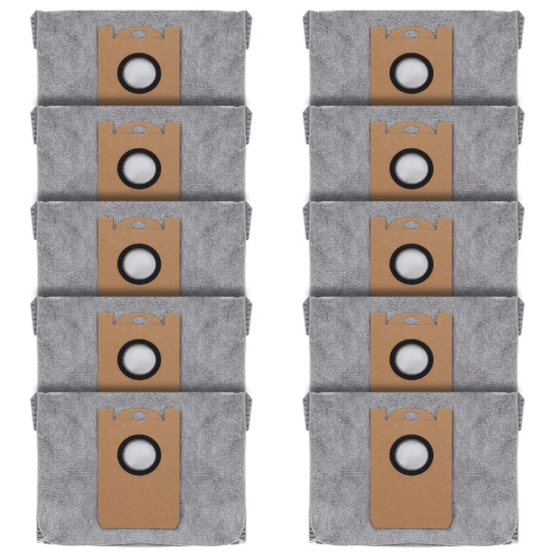 Sacchetti Per La Polvere Da 10 Pezzi Per Eufy Robovac L35 Hybrid Lr30 Hybrid Lr20 Stazione Auto-Vuota, Con Accessori Per Parti In Tessuto A Carbone At