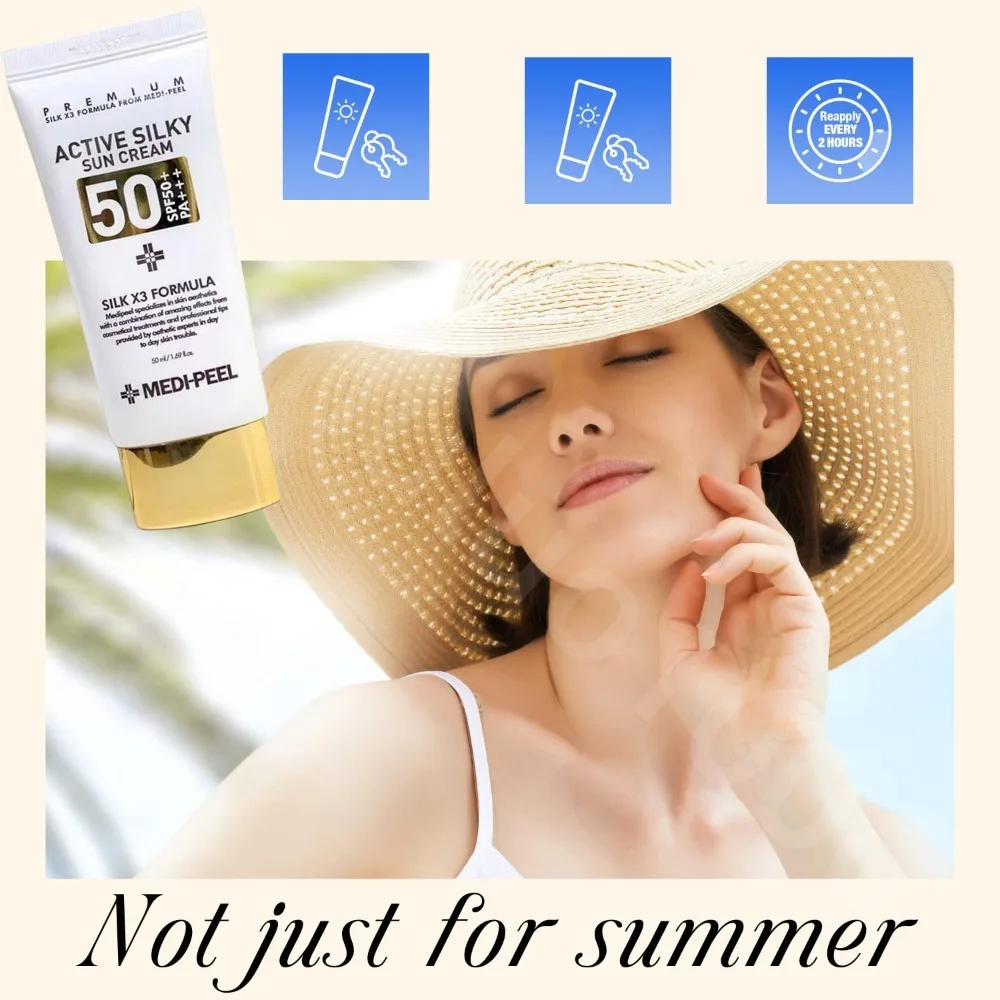 UV Isolation Face Sunscreen SPF 50 Moisturizer Non-Greasy Silky Touch Instant dry-oil free Protects Sensitive Body Skin Cream