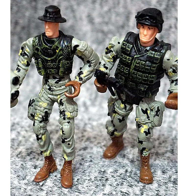 

Коллекционная Подвижная кукла солдат спецназа 1/18 дюйма, коллекционная демонстрационная игрушка, подарки, статическое украшение, сувенир
