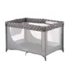Portable Crib Baby Playpen with Mattress and Carry Bag Grey 1