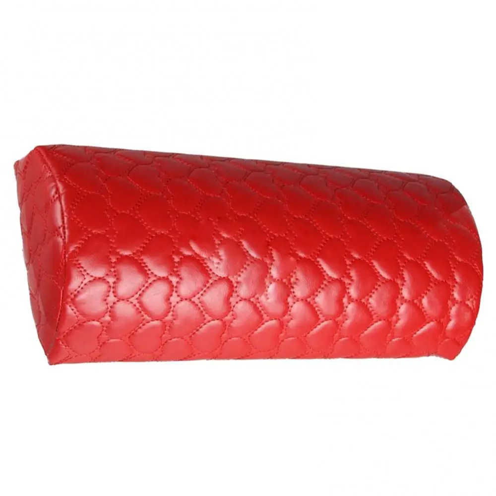 Table Hand Cushion Pillow Holder Love Heart Soft Faux Leather Nail Art Pillow Manicure Hand Arm Rest Cushion Pedicure Tool