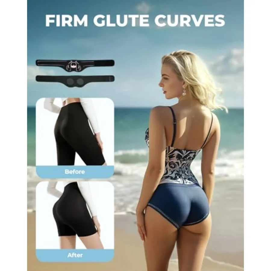 EM25-glute Toning Device, Hip Trainer with 10 Modes & 30 Intensity Levels, Smart Glute Muscle Toner for Muscle Activation and Fi
