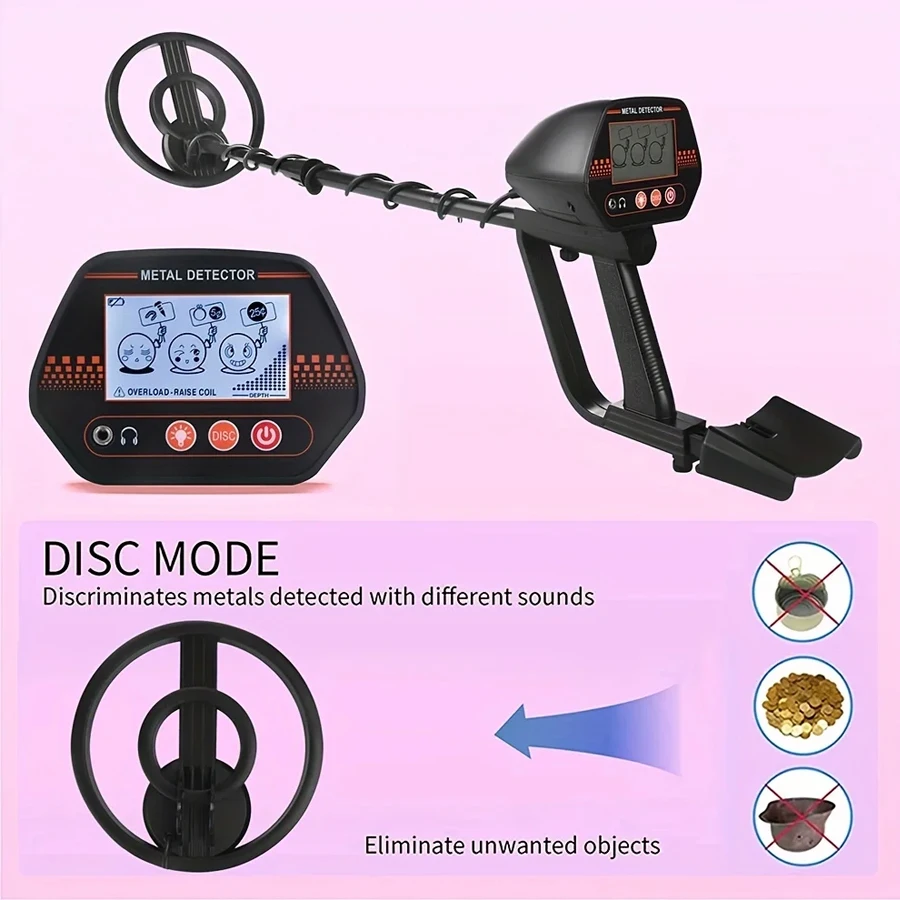 Metal Detector MD4070 Underground High Sensitivity Jewelry Treasure Gold Waterproof Coins Finder GP pointer