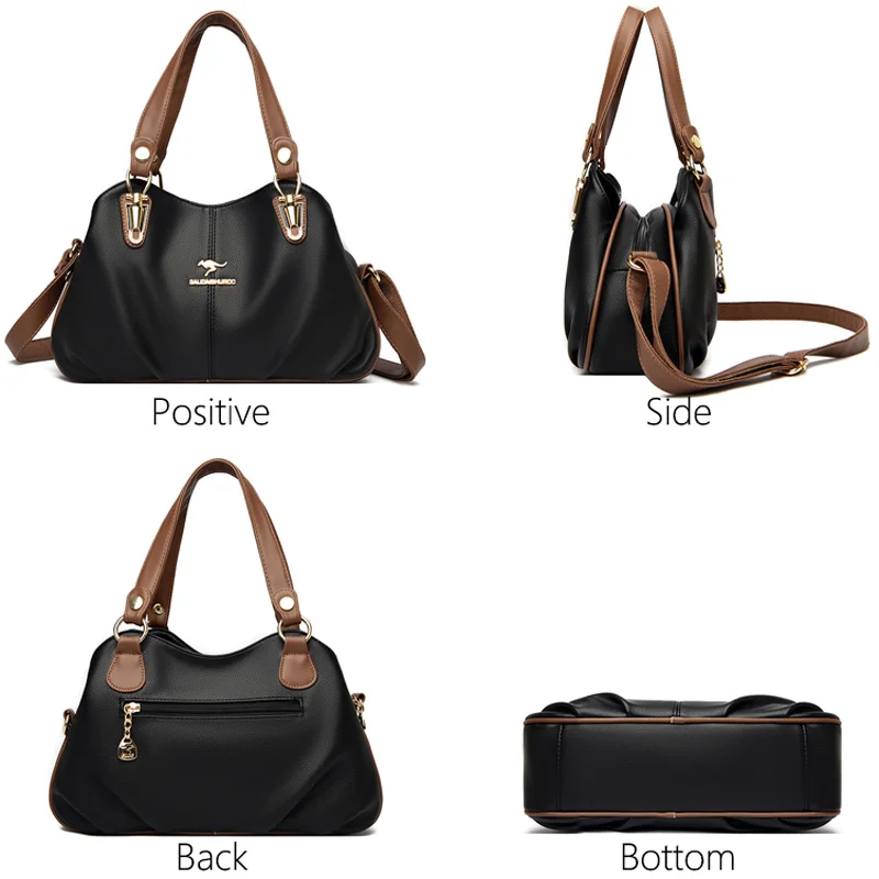 Luxury Leather Shoulder Bags for Women 20200Big Capacity Top-handle Totes  Crossbody Women Bag Large Purses and Handbags Bolsa - AliExpress