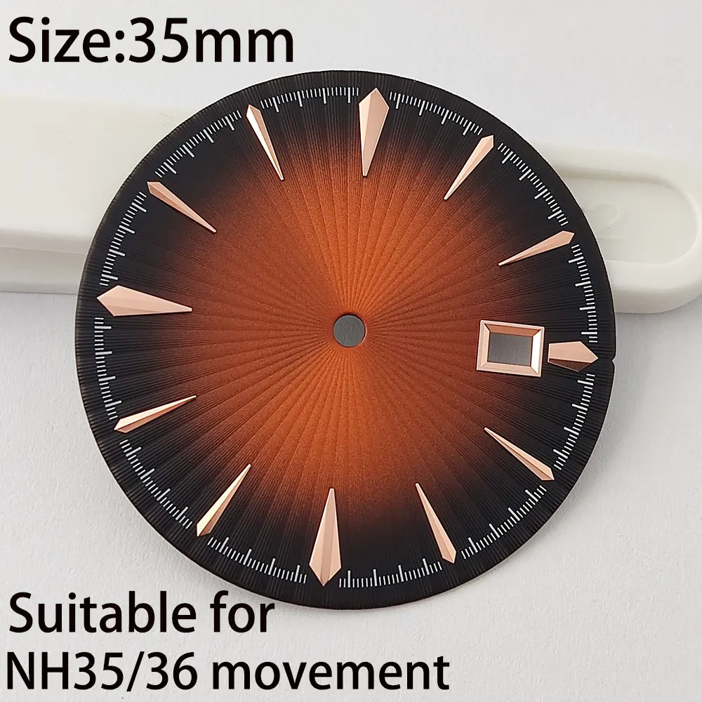 Fashionable 35mm Watch Dial in Various Colors