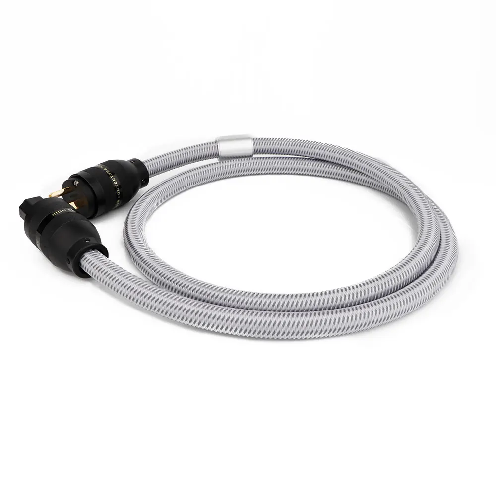 Hifi 5N OFC Kupferkabel mit 4,5MM Quadratischem Stromkabel und EU/US/AU Netzstecker – Detail 3