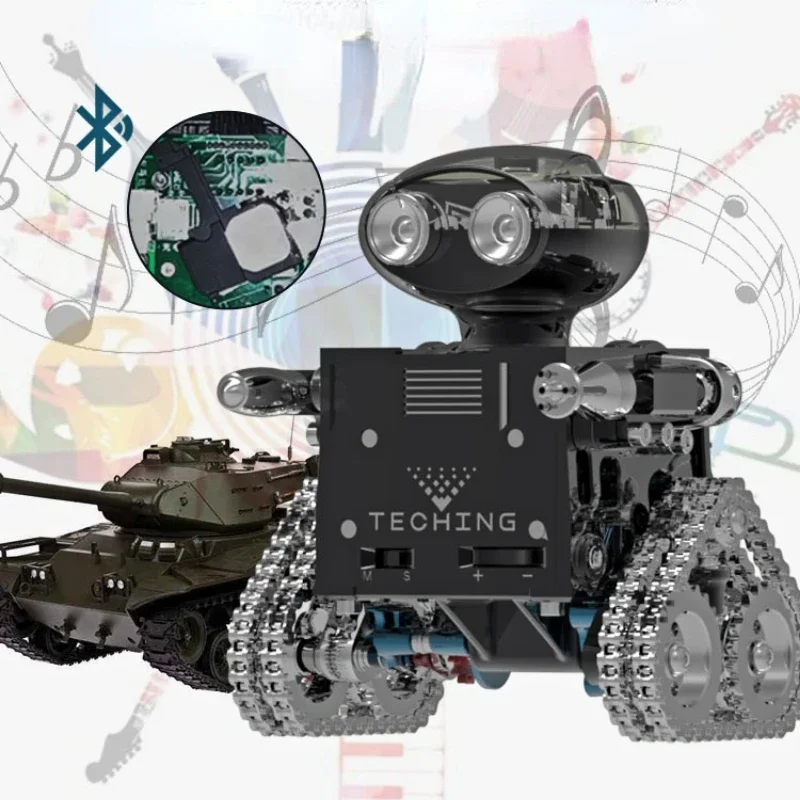 TECHING Metal DM518 APP + Voice Control Robot Assembly Model Gift for Collection and Holiday