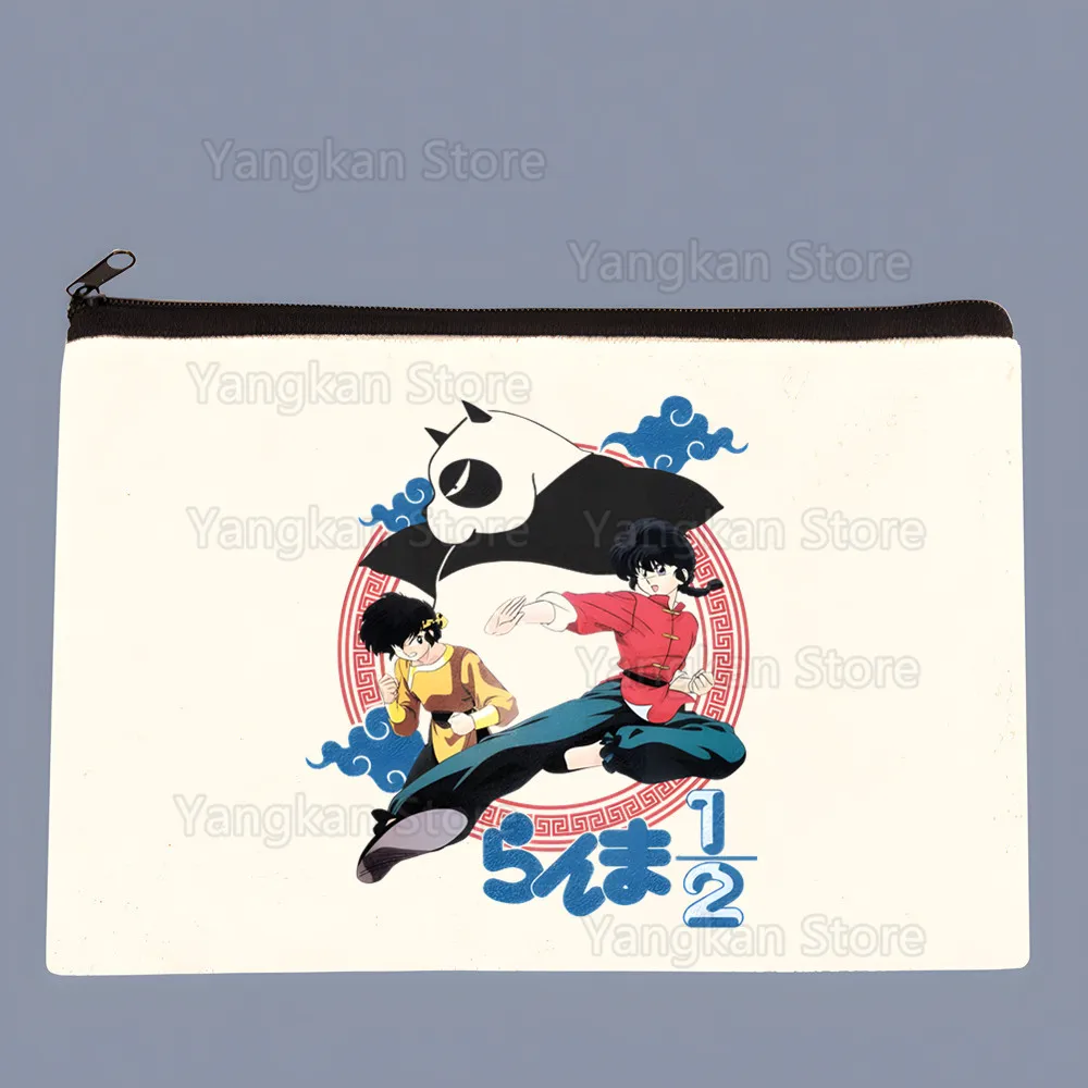 Ranma 12 Coin Purse Storage Small Bag Card Key Coin Clutch Zipper Key Bag