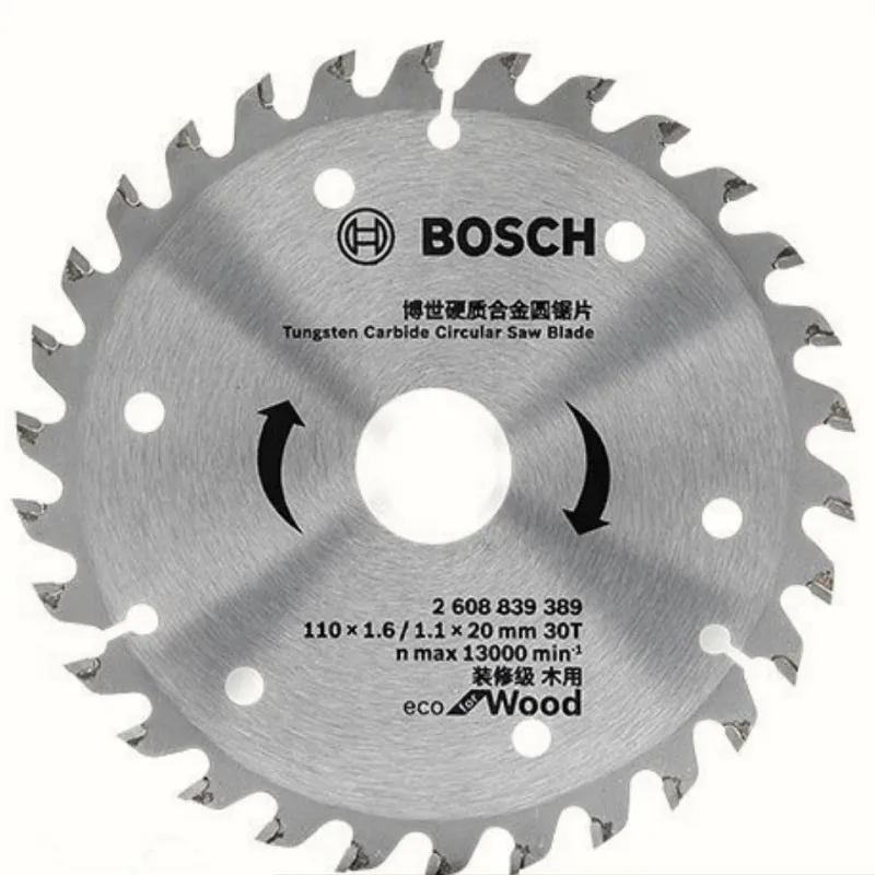 BoschWoodCircularSawBlade4InchDiameter110mmBore20mm3040