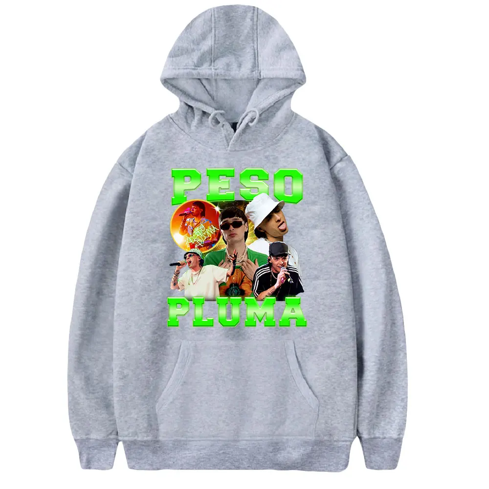 Pluma Double P Tour Rapper Pullovers, moletons casuais diários, estilo hiphop, streetwear impresso, merch, inverno
