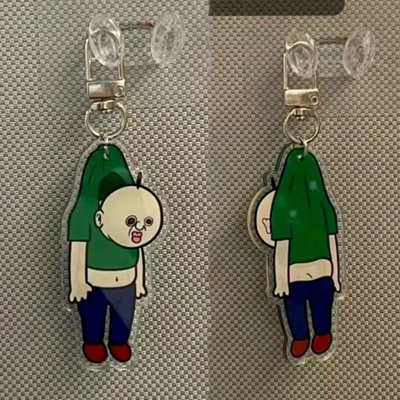 

Korean Kawaii Cartoon Bbang Bbang Pendant Cute Anime Acrylic Knapsack Car Key Creative Couple Pendants Girl Toy Birthday Gifts