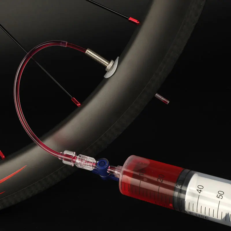 Siringa Per Sigillante Tubeless Bici - Kit 60 Ml Con Rimozione Valvola, Per Riparazione Pneumatici - Foto 3
