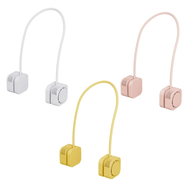 

Portable Small Fan Electric Fan Students Universal Leafless Hanging Neck Fan 918D