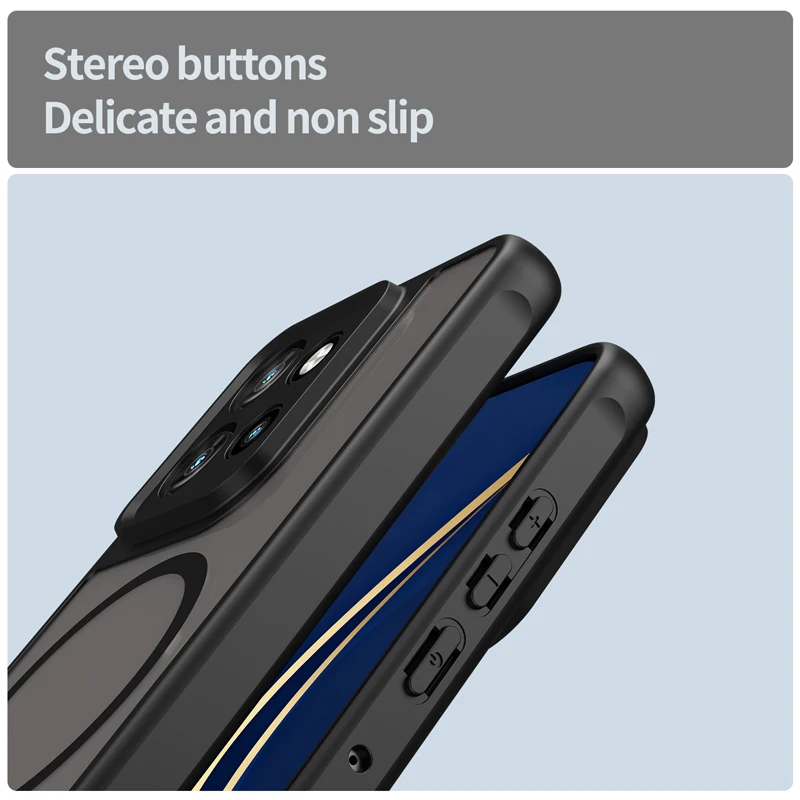 Semi-Transparent Frosted Matte Anti-Fingerprint Phone Case Cover