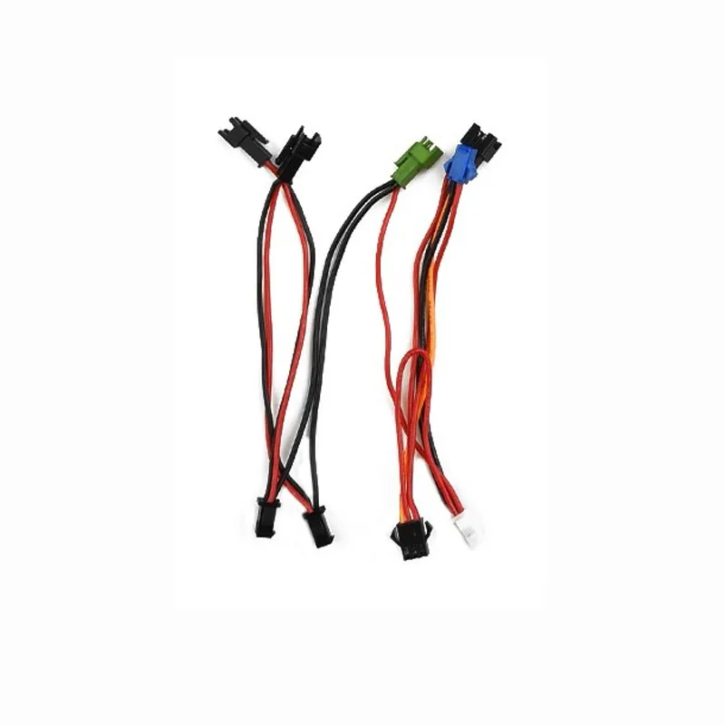 

High Quality Tail Light Cable 24/36/48V/60V E-bike Bicycle Line Parts 24/36/48V/60V E-bike Headlight Red+Black