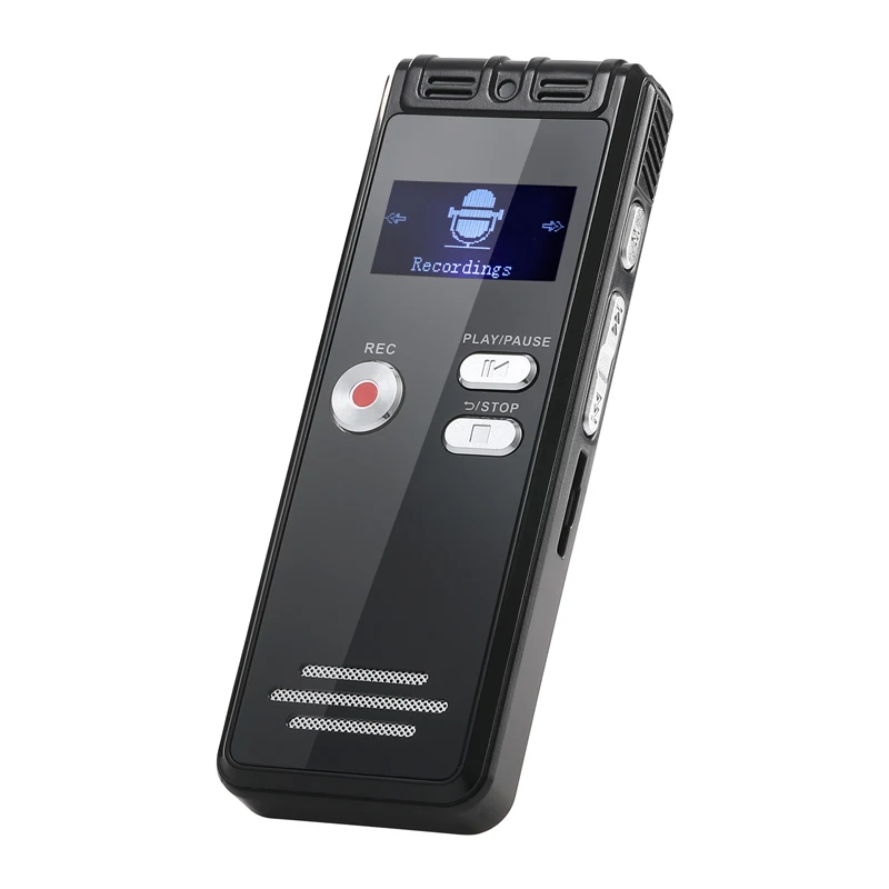 Digital Voice Activated Recorder with Playback-2200 Hours Audio Recording Device, 1536Kpbs HD Dual MIC Tape Recorder Device fo
