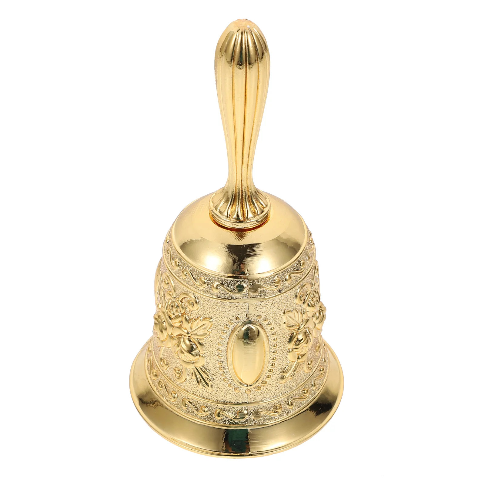 

Rural Hand Ring Bell Office Vintage Decor Handbells for Kids Zinc Alloy Manual Bar