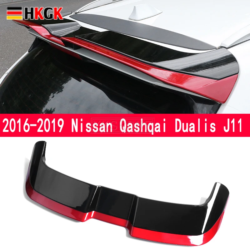 Высококачественный цветной задний спойлер из АБС-пластика для Nissan Qashqai Dualis J11 2014