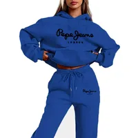 Offres spéciales quotidiennes simplicité femmes survêtement à manches longues mode femmes vêtements pantalons de survêtement pull sport en plein air décontracté 3
