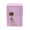Creative Mini Metal Coin Locker with Keys for Kids, Money Saving Jar, Children Deposit Security Safe Box for Case Orn 3