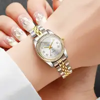 Luxury Rhinestone Women Watches Stainless Steel Band Quartz Wristwatch Clock Gift Reloj Mujer（Without Box） 4