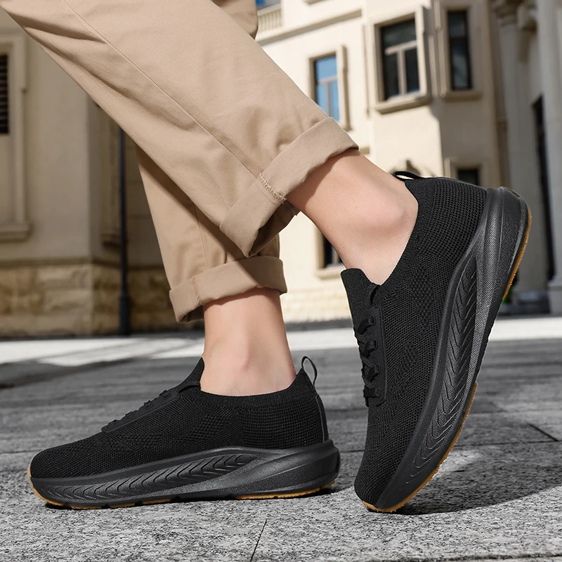 Herren Laufschuhe Mit Breiter Zehenbox Und Popcorn Dämpfung_voghion.com