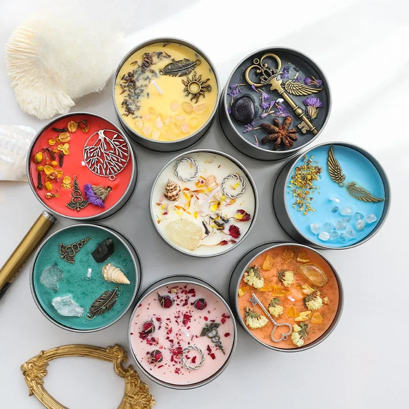 Crystal Wax Aromatherapy Candle for Home Decor