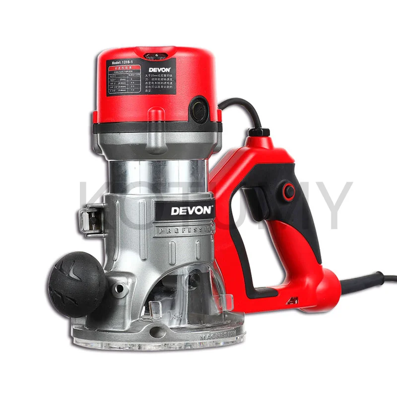 1316-1 Portable Woodworking Engraving Machine Slotting Machine 220V/1300W Trimming DIY Electric Wood Milling Tool
