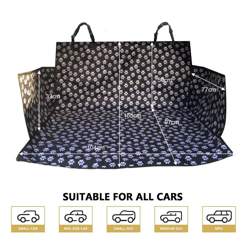 

Suv Trunk Mat Pet-friendly Car Seat Cover Waterproof Suv Trunk Protection Pad Easy-to-install Washable Mat for Pet-friendly