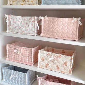 Quilted Square Storage Basket 1
