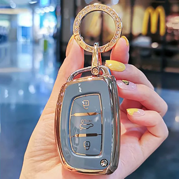 Opel Car key cover Rose gold