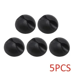 Self-Adhesive Wire Holder & Organizer (5pcs black)
