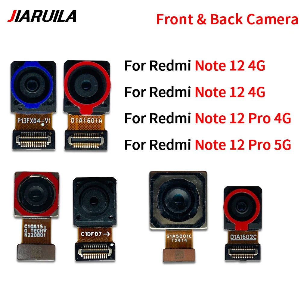 

New Front Camera For Xiaomi Redmi Note 12 Pro 4G 5G Frontal Selfie Camera Module For Xiaomi Poco M4 Pro 5G