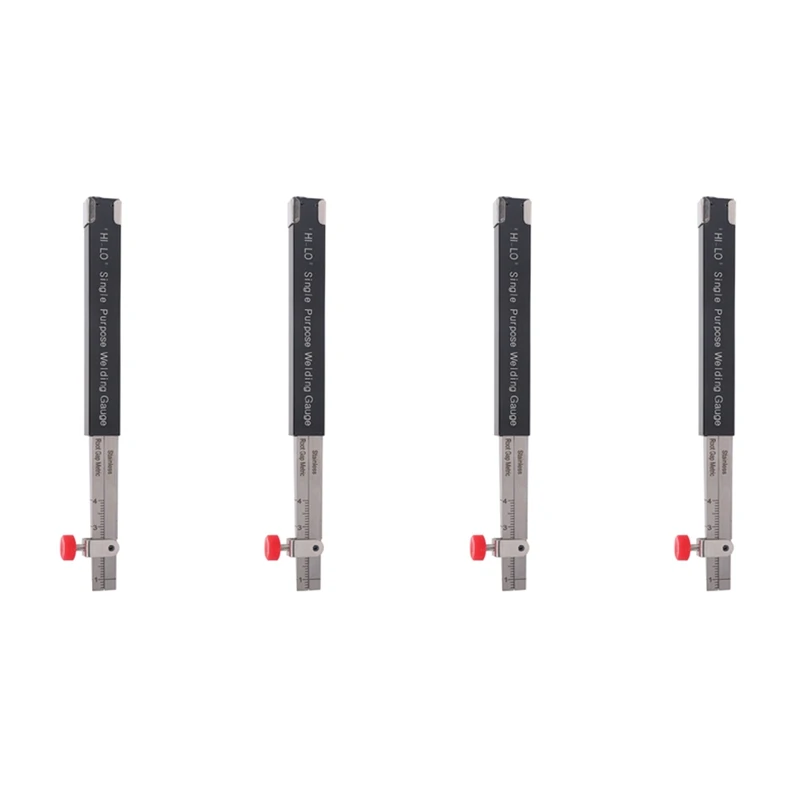 

Шкала для сварки N19, 4-кратный измеритель высоты, специализированная линейка для внутренней сварки, метрический размер