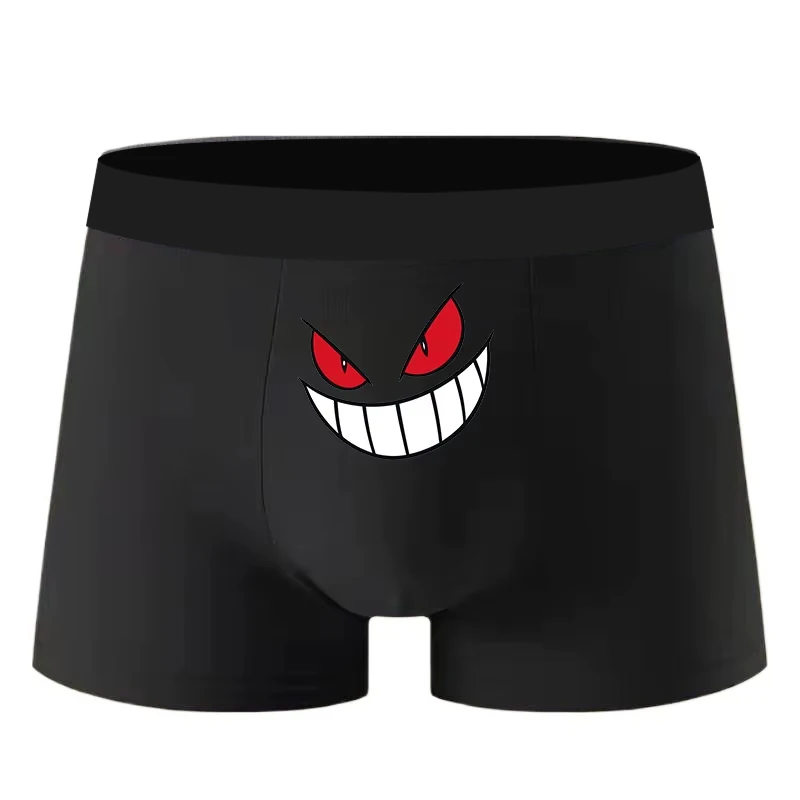 New Sexy Men's Underwear Boxershorts Cute Cartoon Anime Comfortable Elastic Boxers Shorts Funny Expression Men Teen Trunks 6