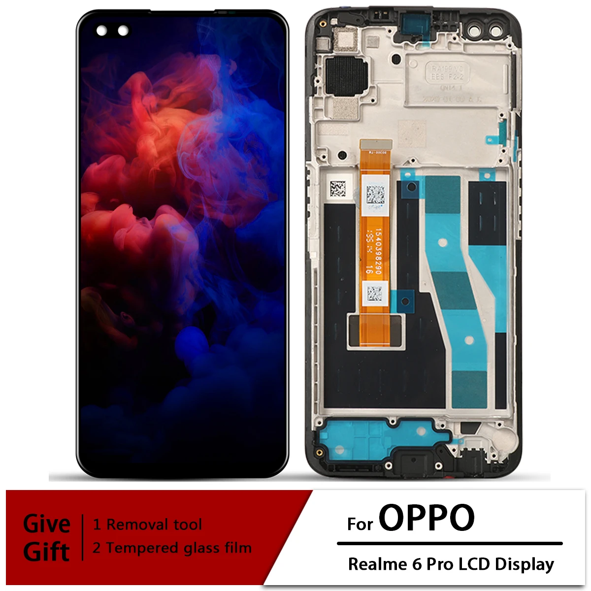 LCD Display Screen For OPPO Realme 6 Pro RMX2061 RMX2063 With Frame